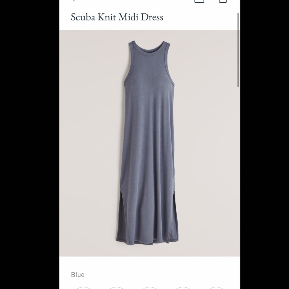 Scuba knit MIDI Dress